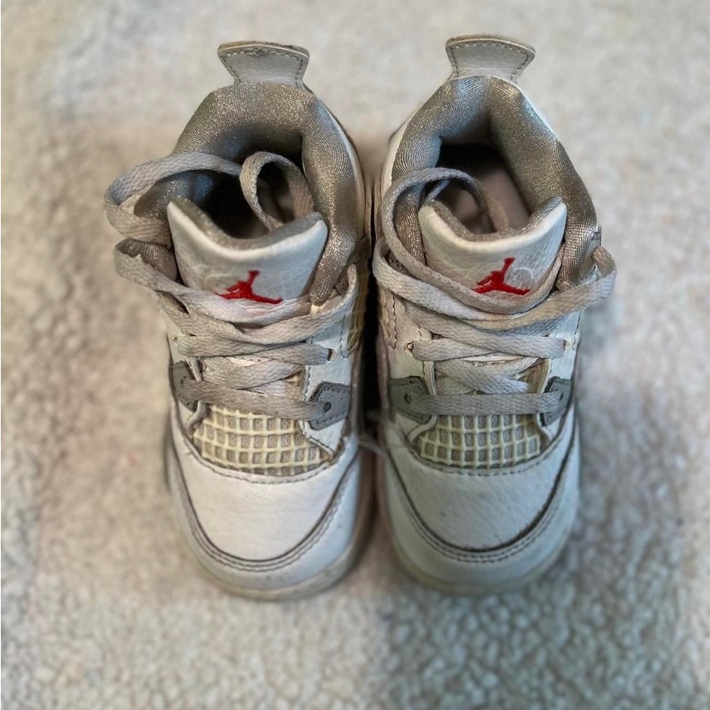 Jordan 4 retro white Oreos -toddler